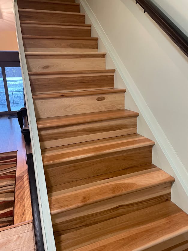 Hickory Stair Tread