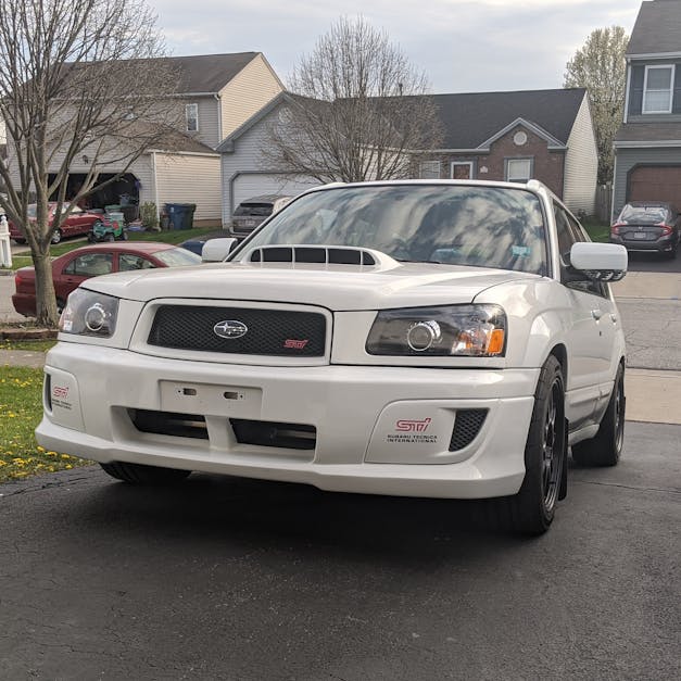 STi Fog Lamp Cover Decals