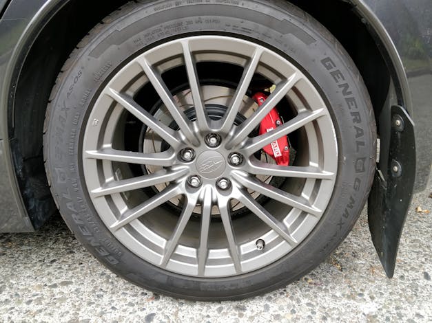 Subaru Four-Pot/Two-Pot Full Brake Upgrade with DBA Slotted Rotors 2008-2014 WRX