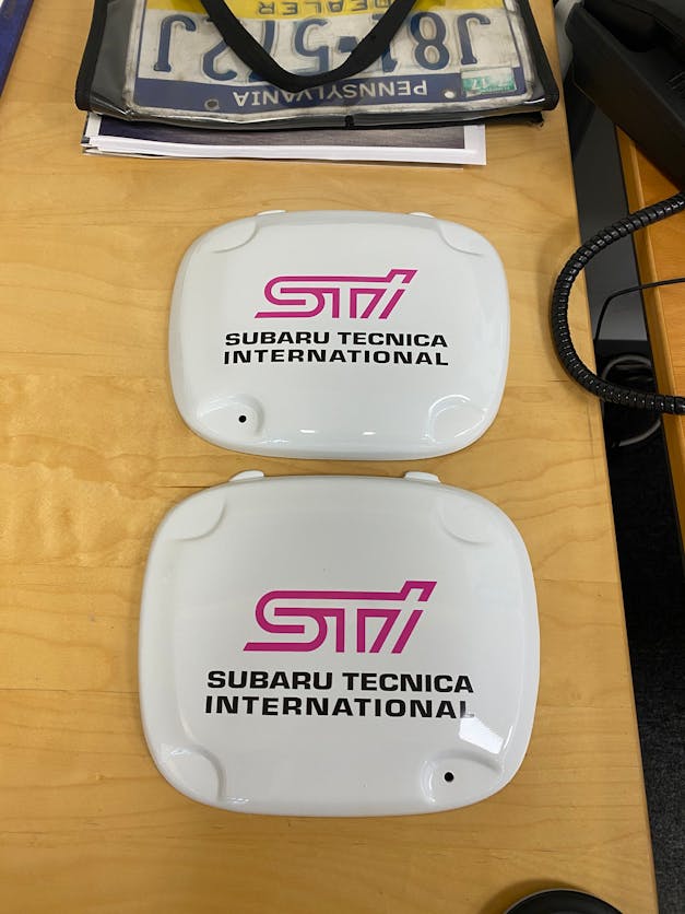 Fog Light Covers 2002-2003 Impreza/WRX (Unpainted)