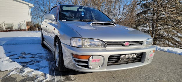 STi Fog Lamp Cover Decals