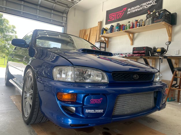 STi Fog Lamp Cover Decals